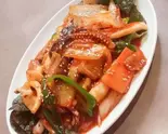 【辛口】 イカと野菜炒め(ニューこけこっこ)