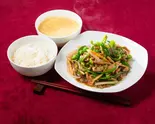 青椒肉絲定食（中華専門店 まるか飯店 川崎桜本店）