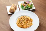 黒毛和牛のミートソーススパゲッティ（レストラン ラ・セゾン）