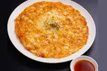 【はちみつ添え】甘じょっぱ旨!キムチチーズチヂミ(ソウルチキン ソウル物語)