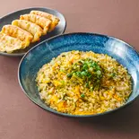 高菜チャーハン 揚げ餃子(5個)セット（チャーハン 皇王 西新宿店）