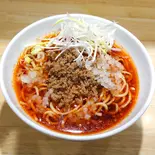 【生麺】タンタンメン(刻み玉ねぎ、刻み長ねぎ、白髪ネギ、自家製ミンチ肉)(勝浦タンタンメン 奥さわ 野毛店)