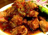 豚ハラミのゴロゴロステーキ（炭火もつ焼 もつ鍋  豚一）