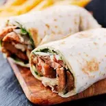 チキンカバブロール Chicken Kebab Roll（インドエスニック料理カシミール Indian Ethnic Food Kashmir）