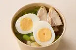 タンパクたっぷりチキンスープ -Protein Soup-（まめたまの頑張らないダイエット食堂 幡ヶ谷店）