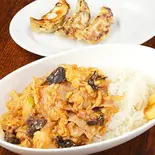 中華屋啓ちゃん 木耳玉子丼&餃子セット(中華屋 啓ちゃん)