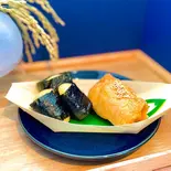 王道2種★磯部5粒＆いなり2つ(1つの中に餅2粒入)◎ハーフ＆ハーフ◎（つきたて餅雅や）