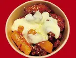 チーズヤンニョムチキン Lサイズ(200g トッポギ入り)Cheese  yangnyeom chicken(L size)（キングケバブ）