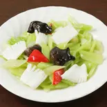 イカとセロリ炒め Squid and Celery Stir-Fry(星宿飯店)