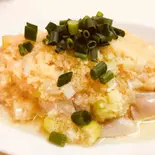 蒸し鶏の葱生姜ソース（大和名物大餃子の店 サイヨー）