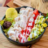 鶏胸肉のチキンオーバーライス トマトガーリック&ヨーグルトソース(Vendor of NewYork ベンダーオブニューヨーク)