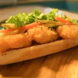 白身魚フリットのバインミー Banh Mi with White Fish Frits（33 Manet cua）