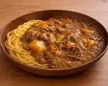 【オススメ】国産鶏と8種類の野菜のスパイスカレーパスタ(【特製スパイスカレーと創作パスタ】ラメール)