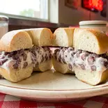 新感覚！小豆とグリークヨーグルトのベーグルサンド Red beans and Greek yogurt bagel sandwich（【ニューヨーカーズベーグル】BB Monster）