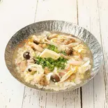 【相性抜群】きのこバター鶏雑炊（ぞうすいマニア〜鶏キング〜大正店）