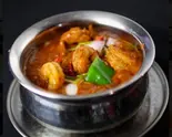 エビマサラカレー Shrimp masala curry（サハラ）