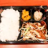 レバニラ弁当（知味軒）