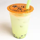 【9】メロンミルクタピオカ Mサイズ Melon Milk Tapioca（HATTI KEBAB(ハッティ ケバブ) 大阪駅前第三ビル店）