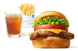 【ドリンクセット】【数量限定】ブラックアンガスバーガー(モスバーガー 薬院店)