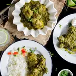 家庭ほうれん草カレー +ライス(普通) セット（マーグル）