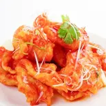 锅包肉(揚げ豚肉の甘酢あんかけ)（辛苑 上野店）