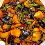 茄子・じゃがいも・ピーマンの炒め合わせ(地三鲜)（正宗中国味·羊大厨）