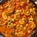 マッシュルームコーンカレー mushroom corn curry(インドネパールレストランアムル)