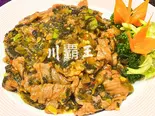 高菜と柔らか牛肉炒め【高菜炒牛肉】（川覇王）