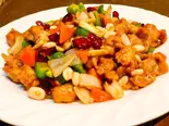 鶏肉とピーナッツの炒め（中華料理 木子亭）