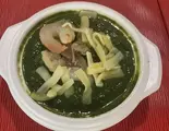 シーフードほうれん草チーズカレー/Seafood, Spinach ＆ Cheese Curry（AASTHA Asian Indian Restaurant）