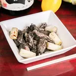 せせり焼き ネギ入り(塩) Grilled Chicken Neck Meat with Green Onion (Salt)（宮崎郷土料理 どぎゃん）