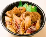 煮ホタテ開き穴子丼(90)（魚丼 北千住本店）