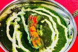 エビとほうれん草カレー ebi sag curry（ルハンキッチン つつじヶ丘店）