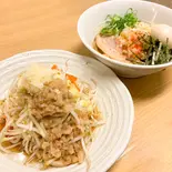 味玉辛いスタミナまぜそば（ラーメン まぜそば つけ麺 あいはらや）