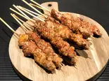 名物ラム串焼・5本・羊肉串（薬膳しゃぶしゃぶ 小尾羊 銀座店）