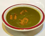 ほうれん草ポ-クカレー spinach pork curry（HIMALAYA）