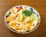 ささみ梅しそ揚げ Fried Chicken Tenderloin with Plum ＆ Shiso（そば処 海老民本店）