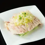 蒸し鶏の特製タレかけ(上海亭 竹ノ塚店)