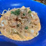 小エビのトマトクリームパスタ（牡蠣バルITALY）