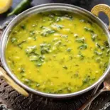 ほうれん草ダルカレー/sug dal curry(インドネパールレストランアムル)