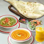 ダブルカレーセット Double Curry Set（MOTHER PALACE インド料理）