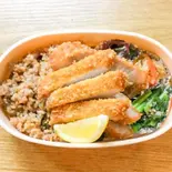 寝かせ玄米-酵素玄米-とアボ豚のロースカツ(100g)(主菜)弁当(旬和膳きゅう)