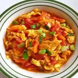 Stir-fried Tomato and Egg (S) / トマト卵炒め(小)（垣中華料理）