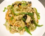 豚肉とザーサイ炒め（中華料理 点心楼台北博多駅南店）
