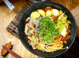 麻辣牛肉石鍋米線（台湾悪魔ジーパイ 川崎銀柳街店）