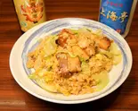 豚角煮チャーハン Braised Pork Belly Fried Rice（上海亭 五反野本店）