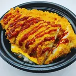 ヤンニョム ダブルオムカツ丼（新スタイルかつ丼 KATSU屋）