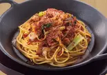 もっと辛いペペロンPeperoncino with Extra Chili（てっぱんのスパゲッティ ミーナ天神店）