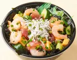 期間限定！海苔バラちらしポキたれ丼（魚丼 中野新橋店）
