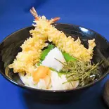 海老天ぶっかけうどん（心酔うどん いろは）